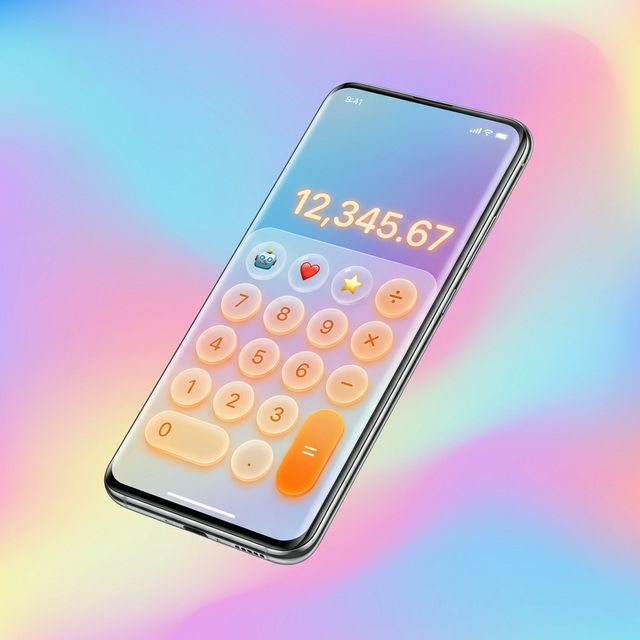 Smart Calculator App Mockup